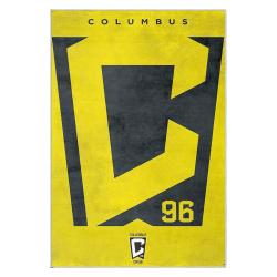 mls columbus crew area rug non slip soccer carpet home decor gift idea for fans ccfc88