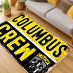 mls columbus crew area rug non slip soccer carpet home decor gift idea for fans living room ccfc21