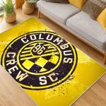 mls columbus crew area rug non slip soccer carpet home decor gift idea for fans living room ccfc35