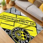 mls columbus crew area rug non slip soccer carpet home decor gift idea for fans living room ccfc49