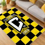 mls columbus crew area rug non slip soccer carpet home decor gift idea for fans living room ccfc50
