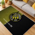 mls columbus crew area rug non slip soccer carpet home decor gift idea for fans living room ccfc66