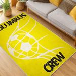 mls columbus crew area rug non slip soccer carpet home decor gift idea for fans living room ccfc67
