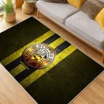 mls columbus crew area rug non slip soccer carpet home decor gift idea for fans living room ccfc69