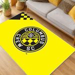 mls columbus crew area rug non slip soccer carpet home decor gift idea for fans living room ccfc8