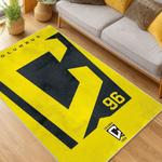 mls columbus crew area rug non slip soccer carpet home decor gift idea for fans living room ccfc88