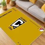 mls columbus crew area rug non slip soccer carpet home decor gift idea for fans living room ccfc9
