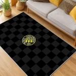 mls columbus crew area rug non slip soccer carpet home decor gift idea for fans living room ccfc91