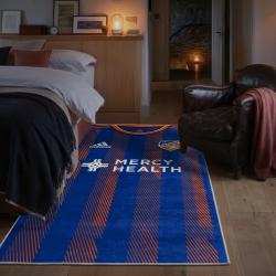 mls fc cincinnati area rug non slip soccer carpet home decor gift idea for fans bedroom fcc104