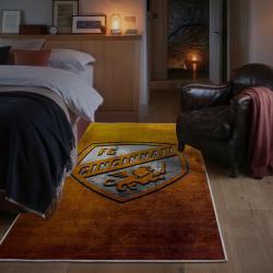 mls fc cincinnati area rug non slip soccer carpet home decor gift idea for fans bedroom fcc109