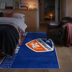 mls fc cincinnati area rug non slip soccer carpet home decor gift idea for fans bedroom fcc29