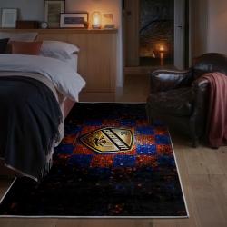 mls fc cincinnati area rug non slip soccer carpet home decor gift idea for fans bedroom fcc33