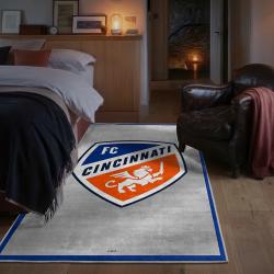 mls fc cincinnati area rug non slip soccer carpet home decor gift idea for fans bedroom fcc49