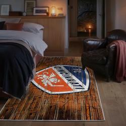 mls fc cincinnati area rug non slip soccer carpet home decor gift idea for fans bedroom fcc5