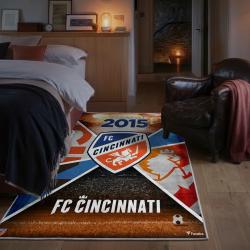 mls fc cincinnati area rug non slip soccer carpet home decor gift idea for fans bedroom fcc67