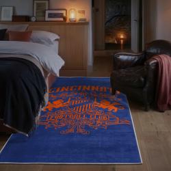 mls fc cincinnati area rug non slip soccer carpet home decor gift idea for fans bedroom fcc69