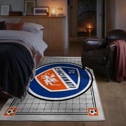 mls fc cincinnati area rug non slip soccer carpet home decor gift idea for fans bedroom fcc7