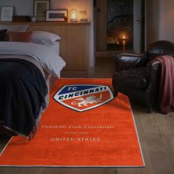mls fc cincinnati area rug non slip soccer carpet home decor gift idea for fans bedroom fcc71