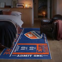 mls fc cincinnati area rug non slip soccer carpet home decor gift idea for fans bedroom fcc89