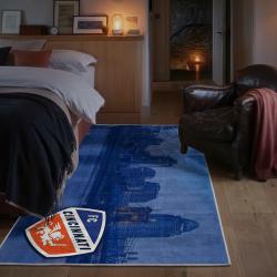 mls fc cincinnati area rug non slip soccer carpet home decor gift idea for fans bedroom fcc93