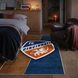 mls fc cincinnati area rug non slip soccer carpet home decor gift idea for fans bedroom fcc96