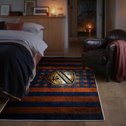 mls fc cincinnati area rug non slip soccer carpet home decor gift idea for fans bedroom fcc99