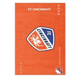 mls fc cincinnati area rug non slip soccer carpet home decor gift idea for fans fcc101