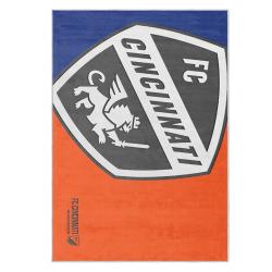 mls fc cincinnati area rug non slip soccer carpet home decor gift idea for fans fcc11