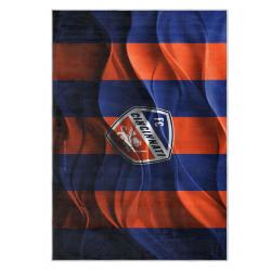 mls fc cincinnati area rug non slip soccer carpet home decor gift idea for fans fcc2
