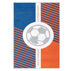 mls fc cincinnati area rug non slip soccer carpet home decor gift idea for fans fcc20