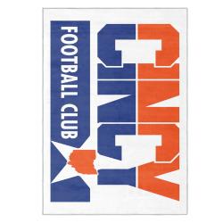 mls fc cincinnati area rug non slip soccer carpet home decor gift idea for fans fcc24