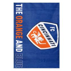 mls fc cincinnati area rug non slip soccer carpet home decor gift idea for fans fcc29