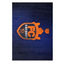 mls fc cincinnati area rug non slip soccer carpet home decor gift idea for fans fcc31