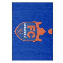mls fc cincinnati area rug non slip soccer carpet home decor gift idea for fans fcc34