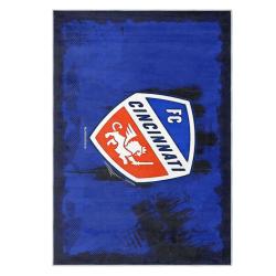 mls fc cincinnati area rug non slip soccer carpet home decor gift idea for fans fcc37