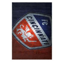 mls fc cincinnati area rug non slip soccer carpet home decor gift idea for fans fcc68