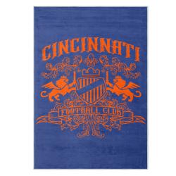 mls fc cincinnati area rug non slip soccer carpet home decor gift idea for fans fcc69
