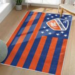 mls fc cincinnati area rug non slip soccer carpet home decor gift idea for fans living room fcc10