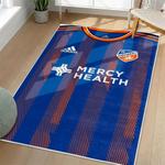 mls fc cincinnati area rug non slip soccer carpet home decor gift idea for fans living room fcc104