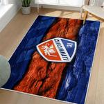 mls fc cincinnati area rug non slip soccer carpet home decor gift idea for fans living room fcc105