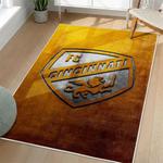 mls fc cincinnati area rug non slip soccer carpet home decor gift idea for fans living room fcc109