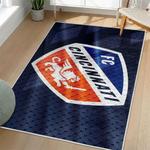mls fc cincinnati area rug non slip soccer carpet home decor gift idea for fans living room fcc14