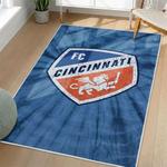 mls fc cincinnati area rug non slip soccer carpet home decor gift idea for fans living room fcc32