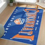 mls fc cincinnati area rug non slip soccer carpet home decor gift idea for fans living room fcc35