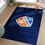 mls fc cincinnati area rug non slip soccer carpet home decor gift idea for fans living room fcc38