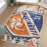 mls fc cincinnati area rug non slip soccer carpet home decor gift idea for fans living room fcc45
