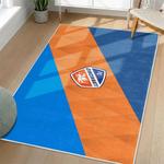 mls fc cincinnati area rug non slip soccer carpet home decor gift idea for fans living room fcc46
