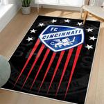 mls fc cincinnati area rug non slip soccer carpet home decor gift idea for fans living room fcc51