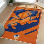 mls fc cincinnati area rug non slip soccer carpet home decor gift idea for fans living room fcc63