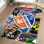 mls fc cincinnati area rug non slip soccer carpet home decor gift idea for fans living room fcc73